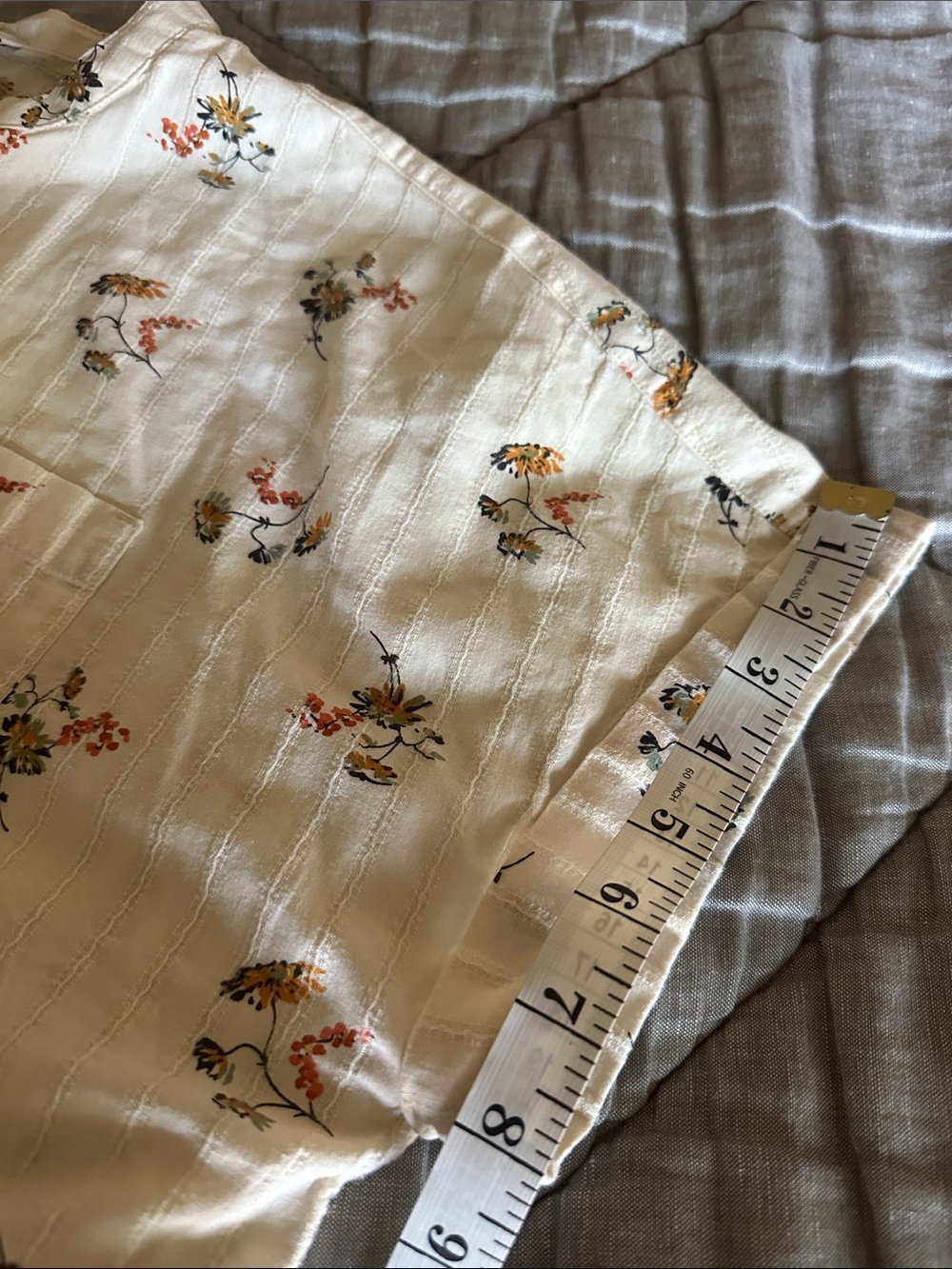 Madewell Bower Popover Shirt in Marseille Daisies Size L - Picture 8 of 13